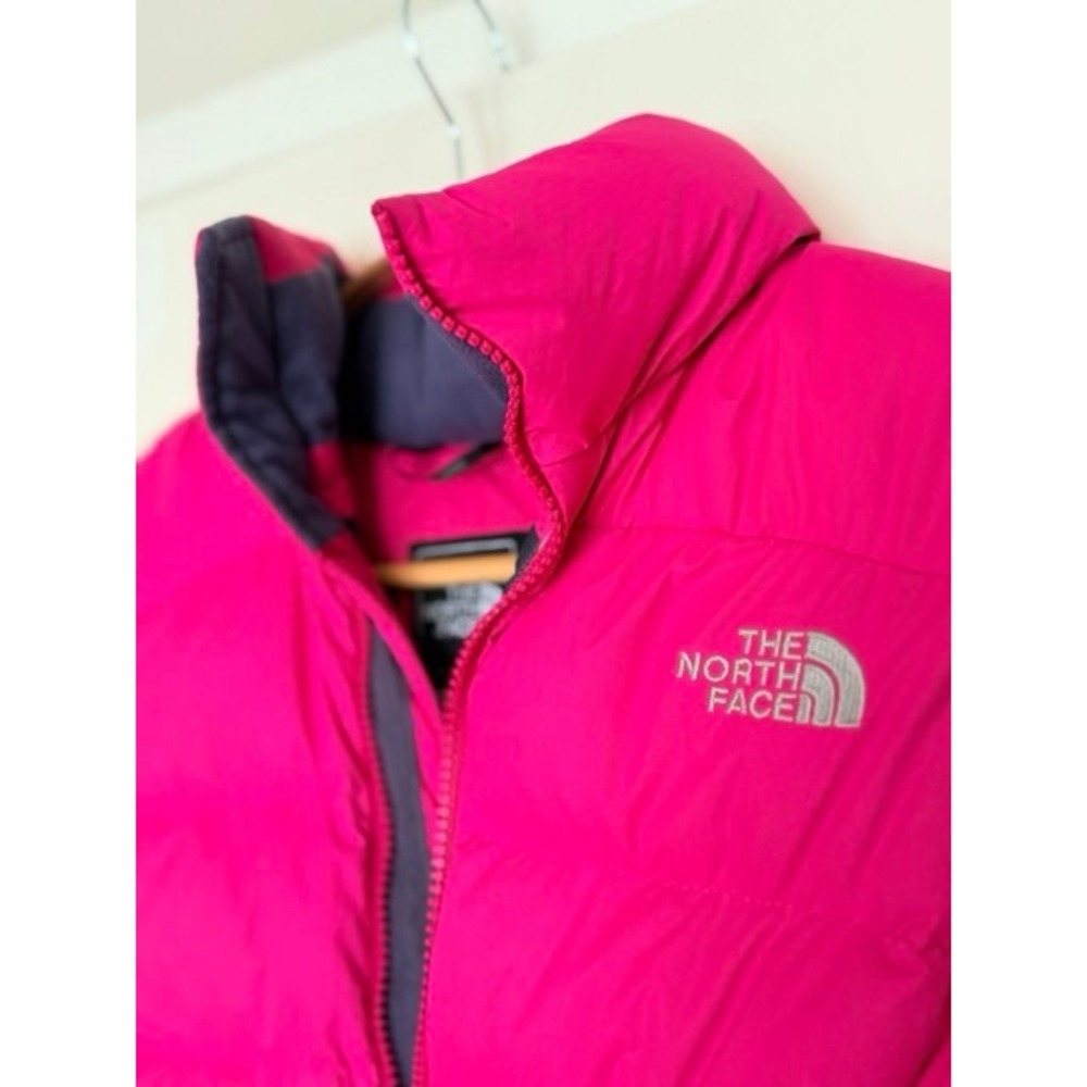 The North Face Nuptse 700 Puffer Vest Y2K Barbiecore Pink Womens Small Down - Picture 3 of 10